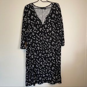 ✨mercer & madison black and white floral dress✨